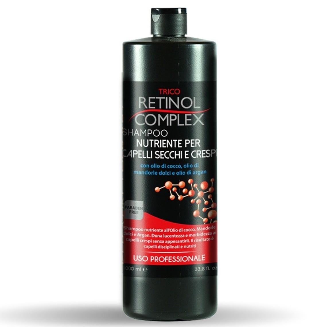 ultra retinol retinol complex shampoo nutriente per capelli secchi e crespi 800ml 409 - foto 1