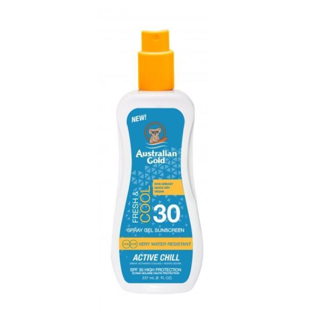 australian gold australian gold fresh & cool spray gel active chill spf30 237ml agcf25102 - foto 1
