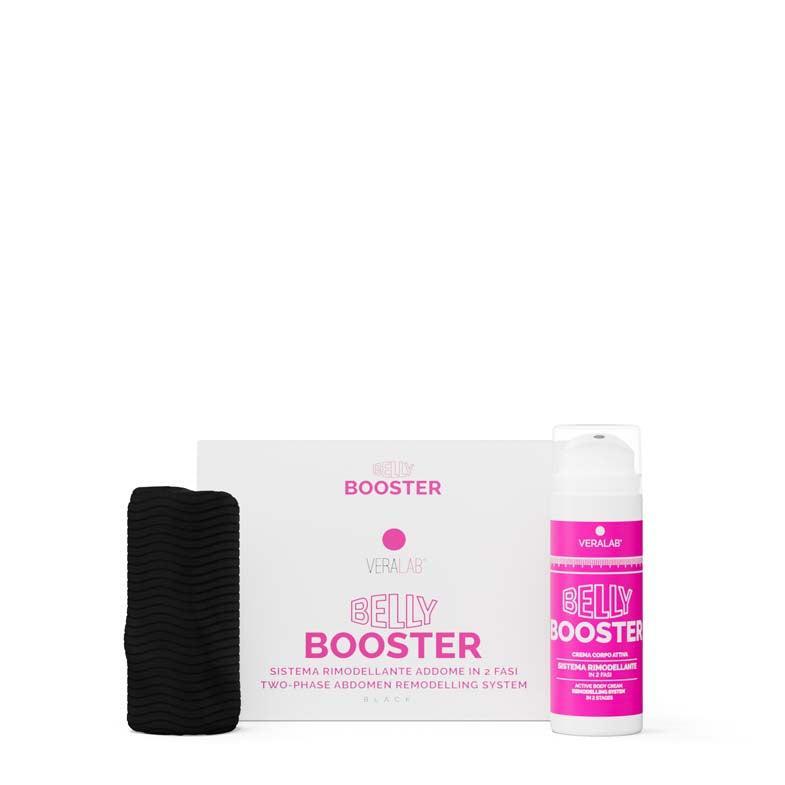 veralab veralab body belly b.champagne- xxl - foto 1 Body Belly Booster VERALAB: body nero, confezione bianca e spray rosa