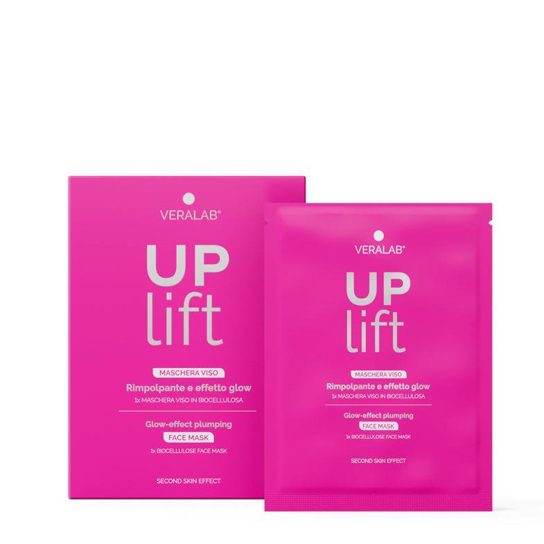 veralab veralab uplift mask biocellulosa 15ml - foto 1 Confezione e sacchetto monodose maschera VERALAB UPLIFT in biocellulosa, colore fucsia
