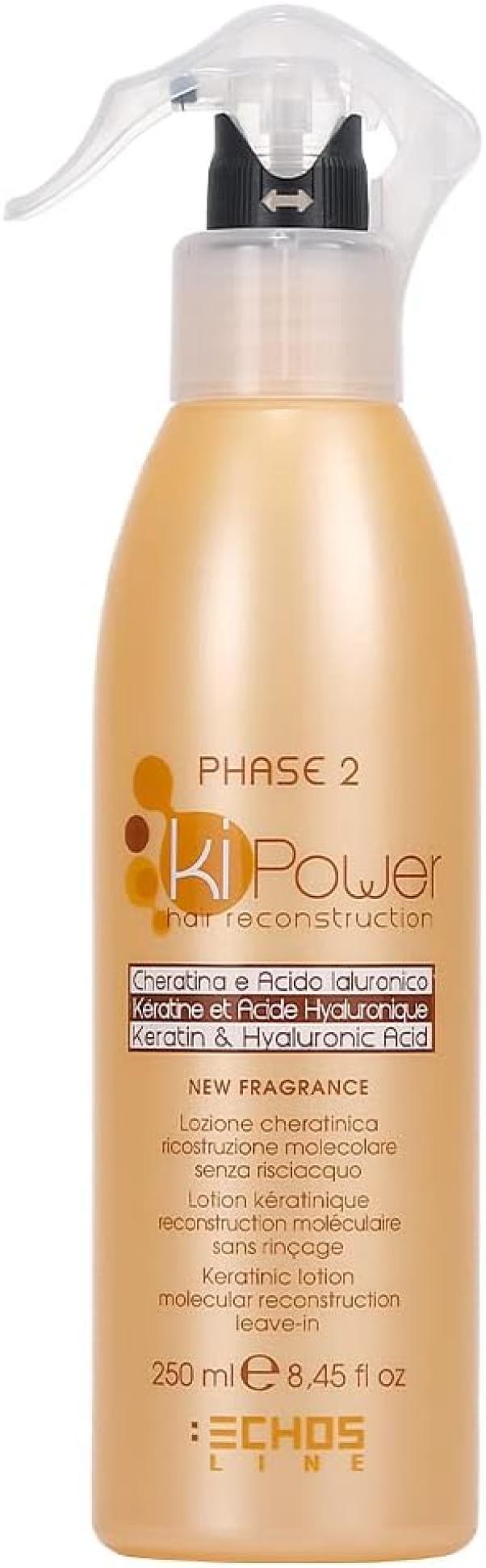 echos line echos ki-power lozion cheratinico ricostruttore fase 2 250ml 1019869 - foto 1