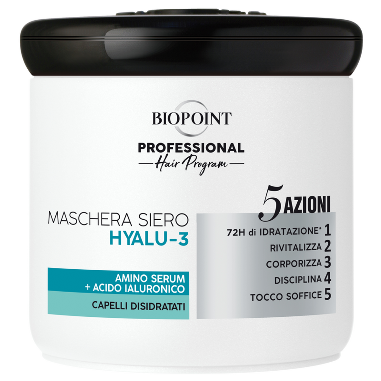biopoint biopoint hair program maschera hyalu-3 500ml pv02025 - foto 1