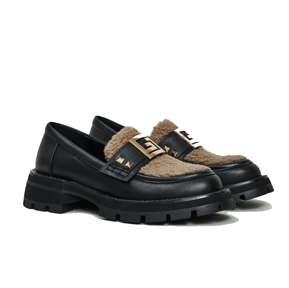 gaudi gaudi mocassino ariel leather black v54-64814 39 - foto 1