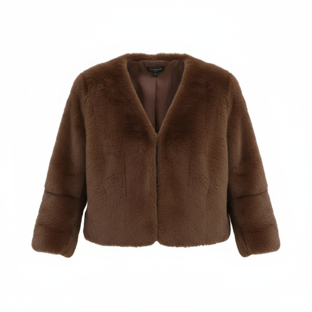 vivienne vivienne d pelliccia donna marrone vep003 large - foto 1