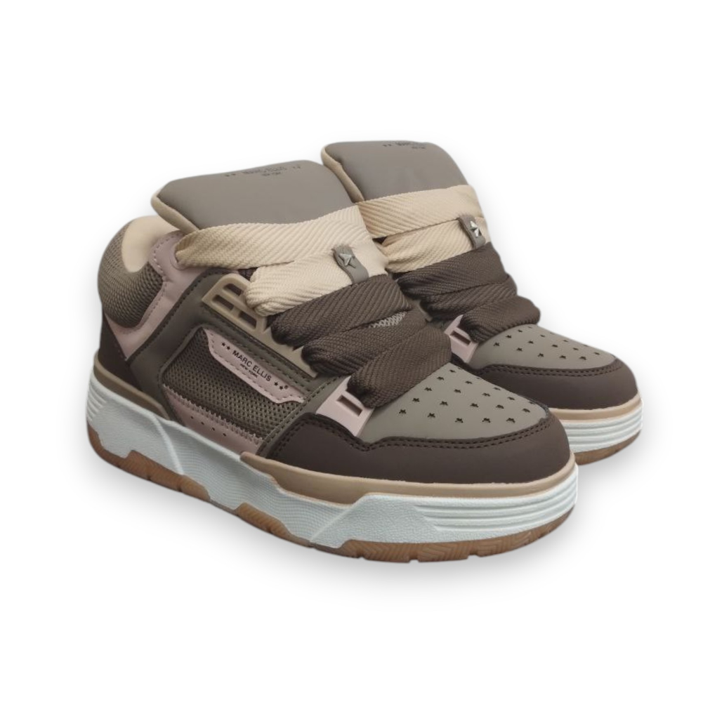 marc ellis marc ellis sneakers choco-brown-nude nami4001 36 - foto 1