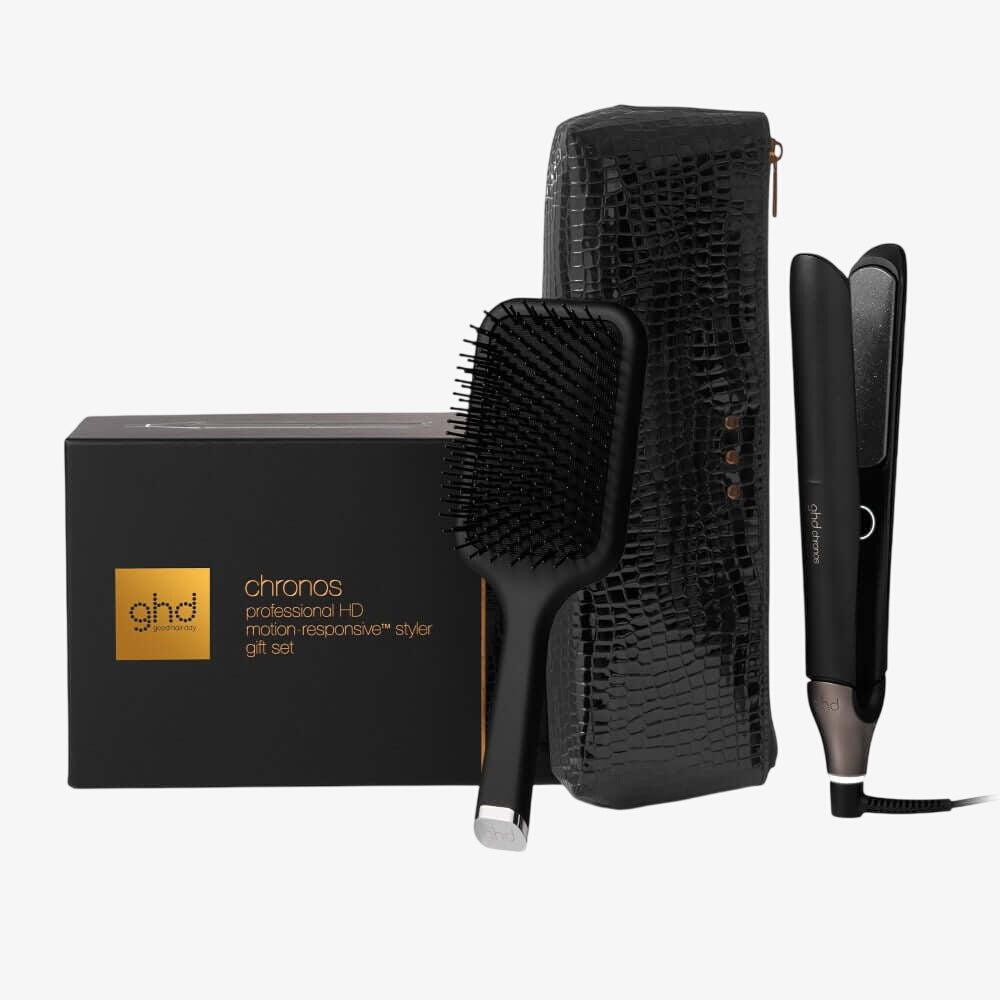 ghd ghd good hair day gift set piastra chronos + spazzola - foto 1