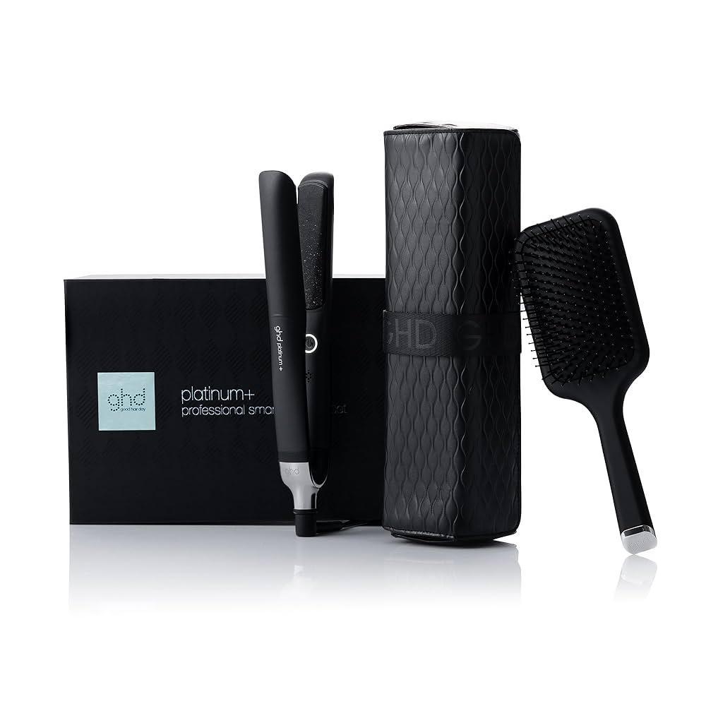 ghd ghd good hair day gift set piastra platinum+ e spazzola - foto 1