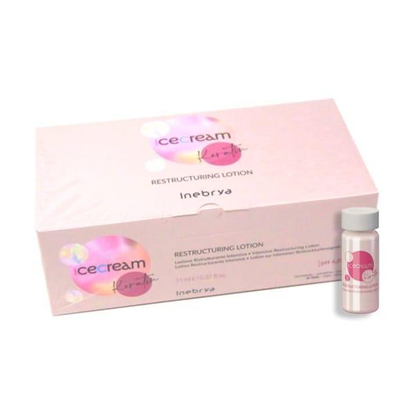 inebrya inebrya keratin lotion fiale ristrutturanti ice cream keratin 12x11ml 1026319 - foto 1
