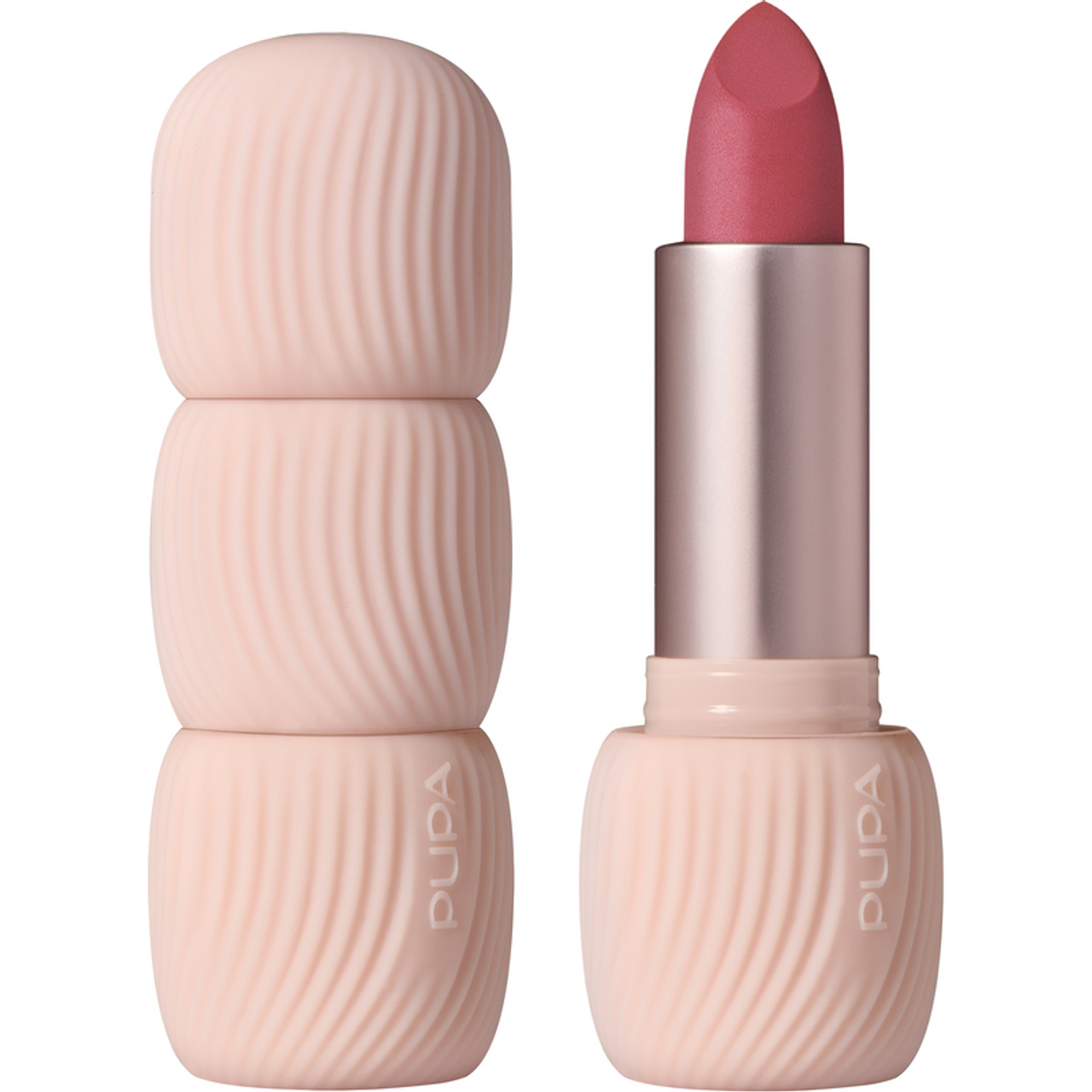 Rossetto PUPA My Crush n.021 con confezione chiusa e prodotto aperto