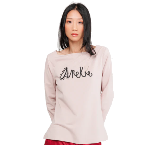 T-shirt manica lunga donna rosa 41281-529 large
