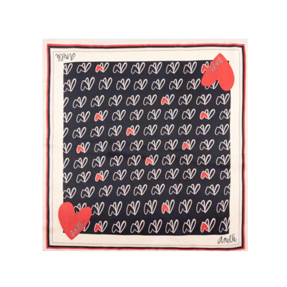 anekke anekke foulard quadrado 70x70cm nero 41470-312 - foto 1