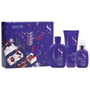 Kit blonde shampoo+conditioner+spray antigiallo semi di lio pf029643