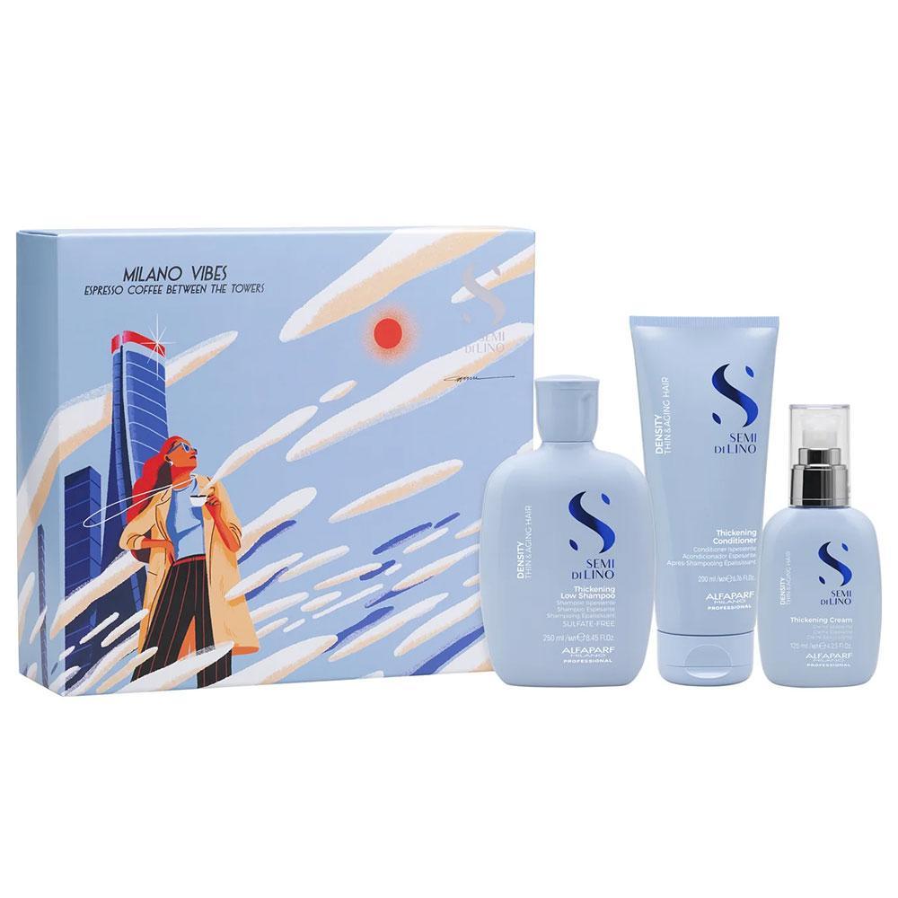 alfaparf alfaparf kit density shampoo+conditioner+cream semi di lio pf029644 - foto 1