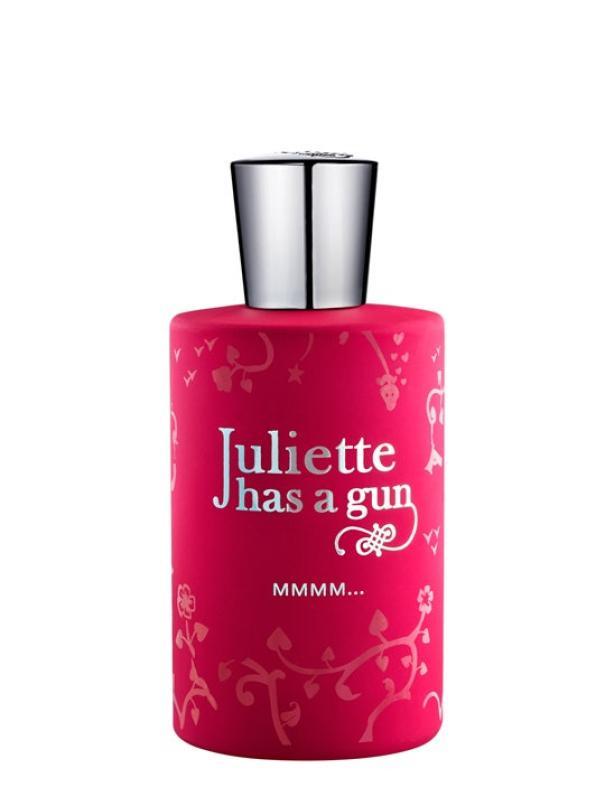 Bottiglia di profumo Juliette Has a Gun Madame, contenitore cilindrico rosa fucsia con tappo argentato