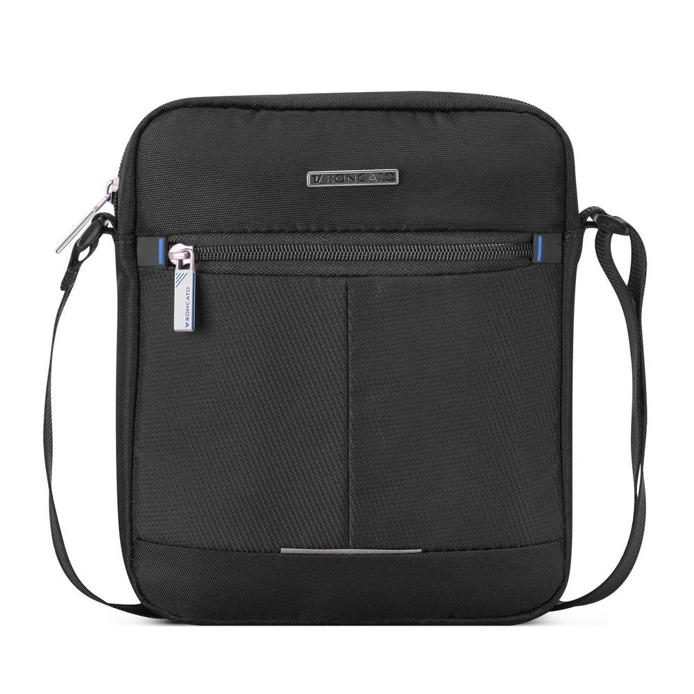 roncato roncato borsello grande 2 comparti easy office 2.0 nero - foto 1