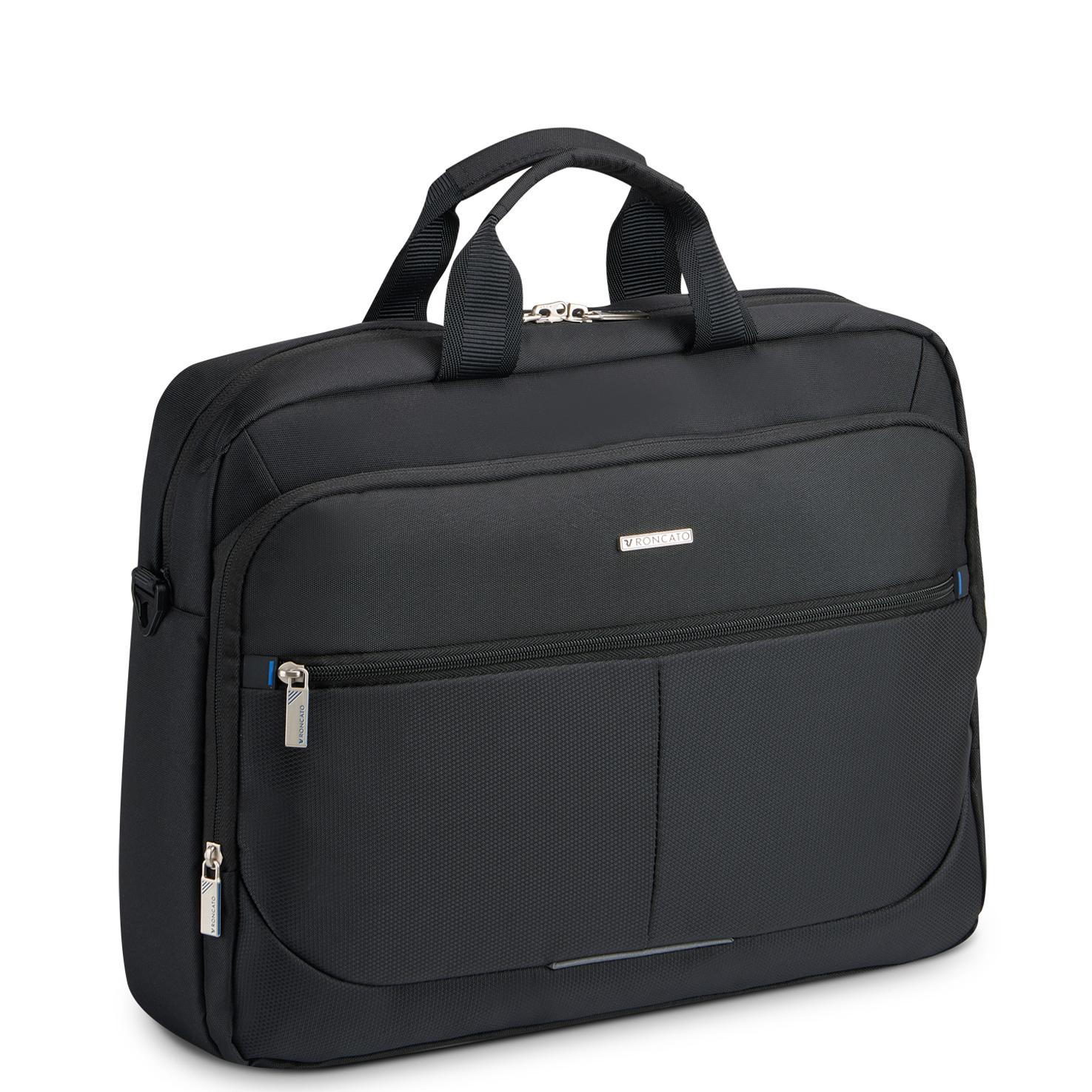 roncato roncato borsa porta pc 15.6 easy office 2.0 nero - foto 1
