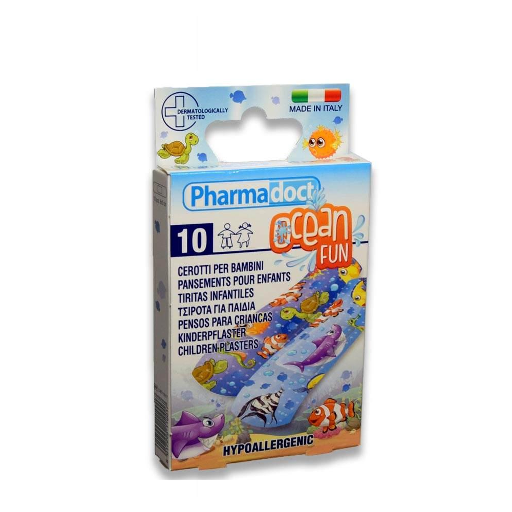 pharmadoc pharmadoct kids cerotti per bambini stampati 10pz 078076 - foto 1