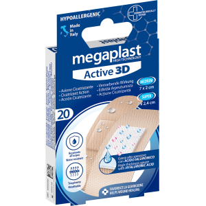 T active 3d cerotti azione cicatrizzante garza con acido ialuronico 20 p 78305