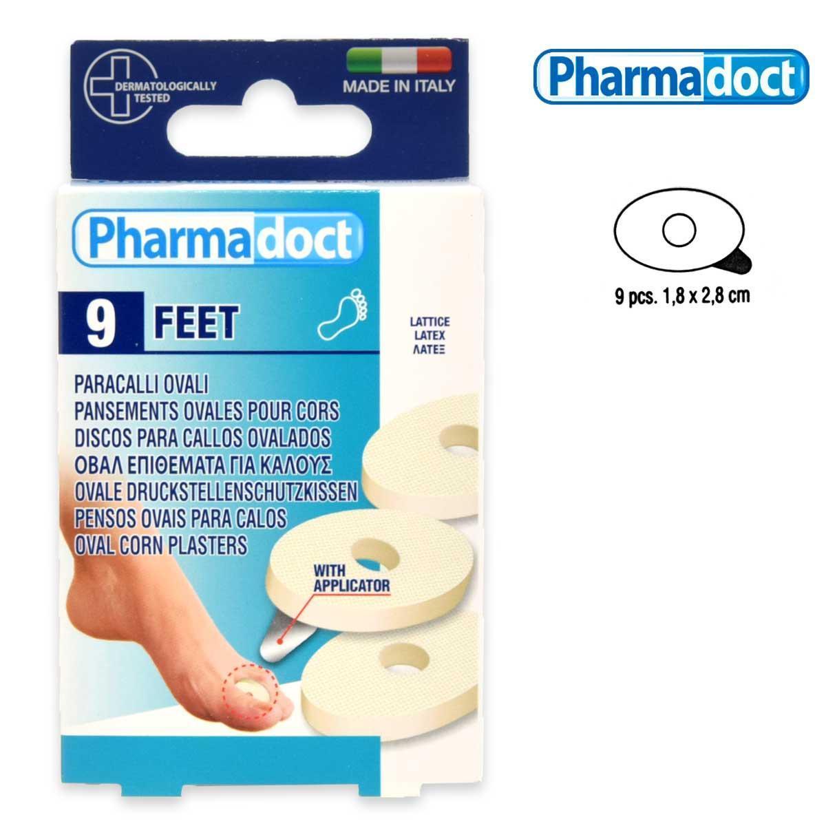 pharmadoc pharmadoct protettivi paracalli ovali lattice 9pz. 78092 - foto 1