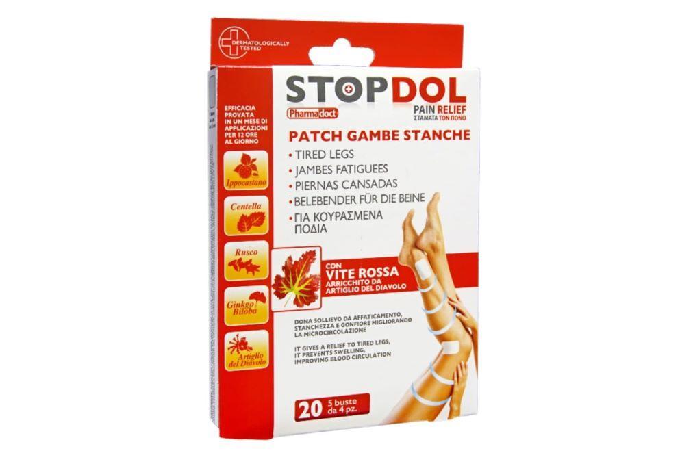 pharmadoc pharmadoct primo soccorso 20 patch gambe stanche 78256 - foto 1