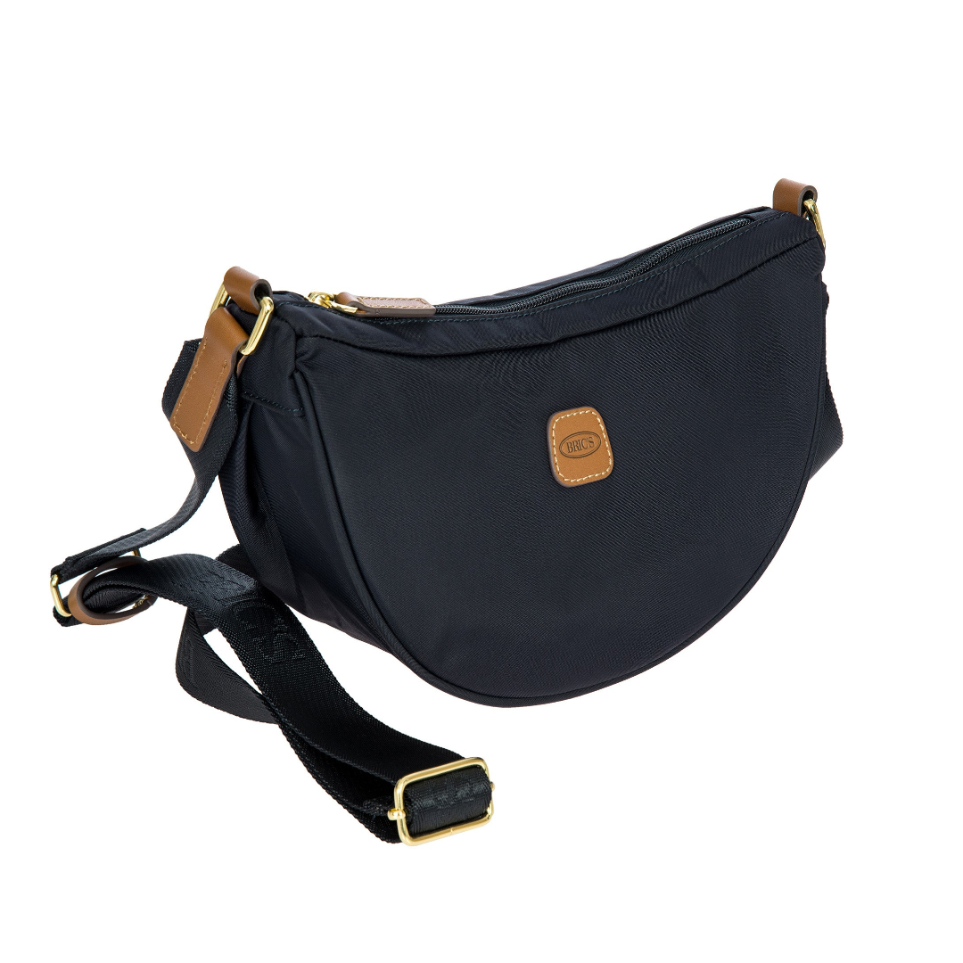 bric's bric's x-collection borsa mezzaluna s cm28x15x10 bxg45781.050 ocean blue - foto 1