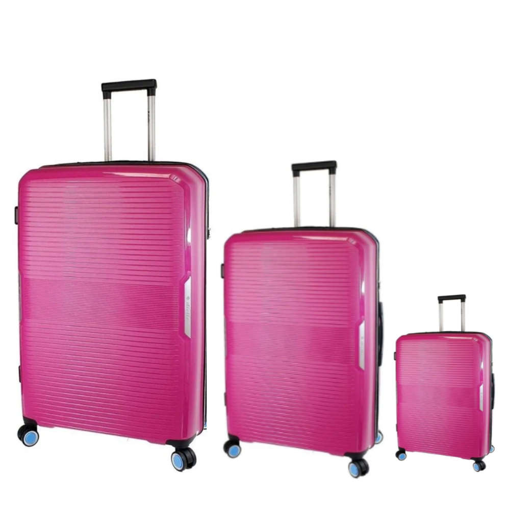 dielle dielle set 3 trolley in pp 55/60/70 fuxia s180-fx - foto 1