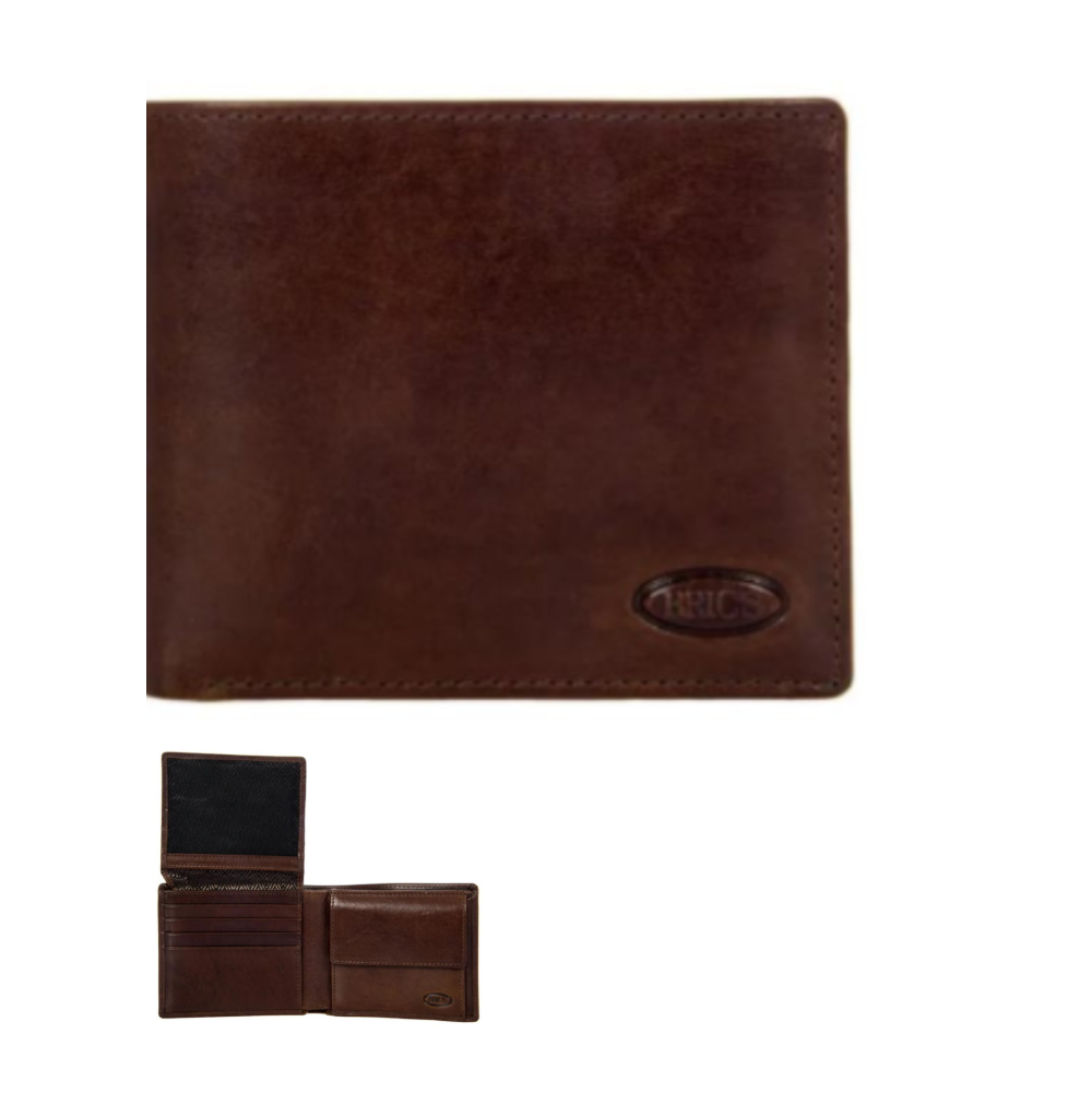 bric's bric's monte rosa portafoglio j018384 9.5x11x2 bh109252.002 moro - foto 1