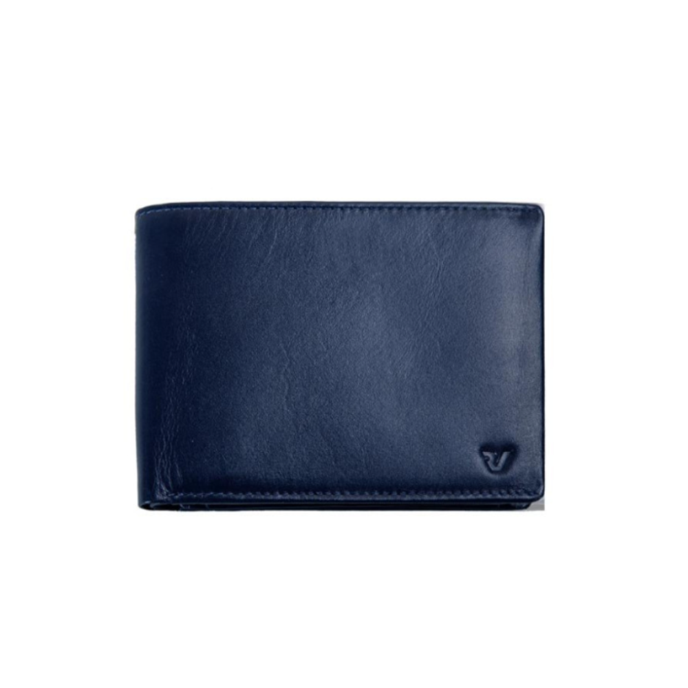 roncato roncato portafoglio orizzontale con patta laterale pascal navy 41290323 - foto 1