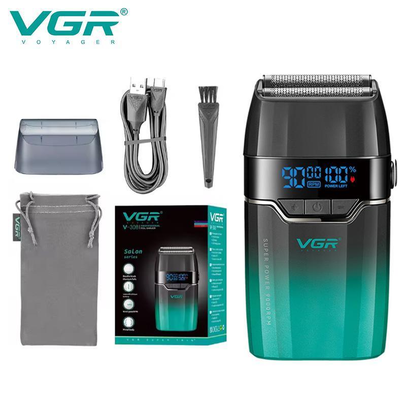 vgr vgr foil shaver v-308 green - foto 1