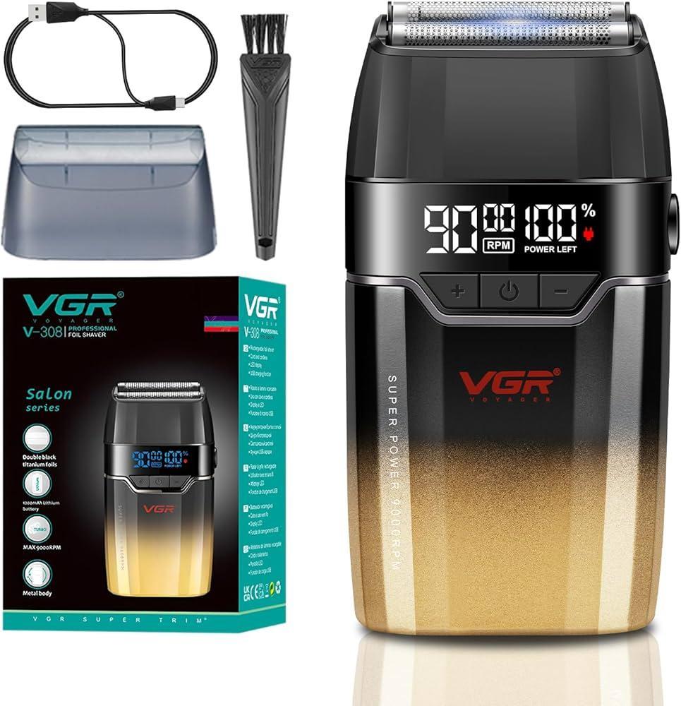 vgr vgr foil shaver v-308 gold - foto 1 vgr vgr foil shaver v-308 gold - foto 1